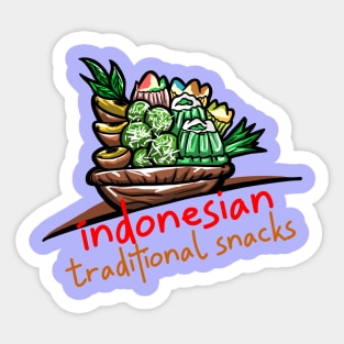 Indonesian Traditional Snacks Sticker